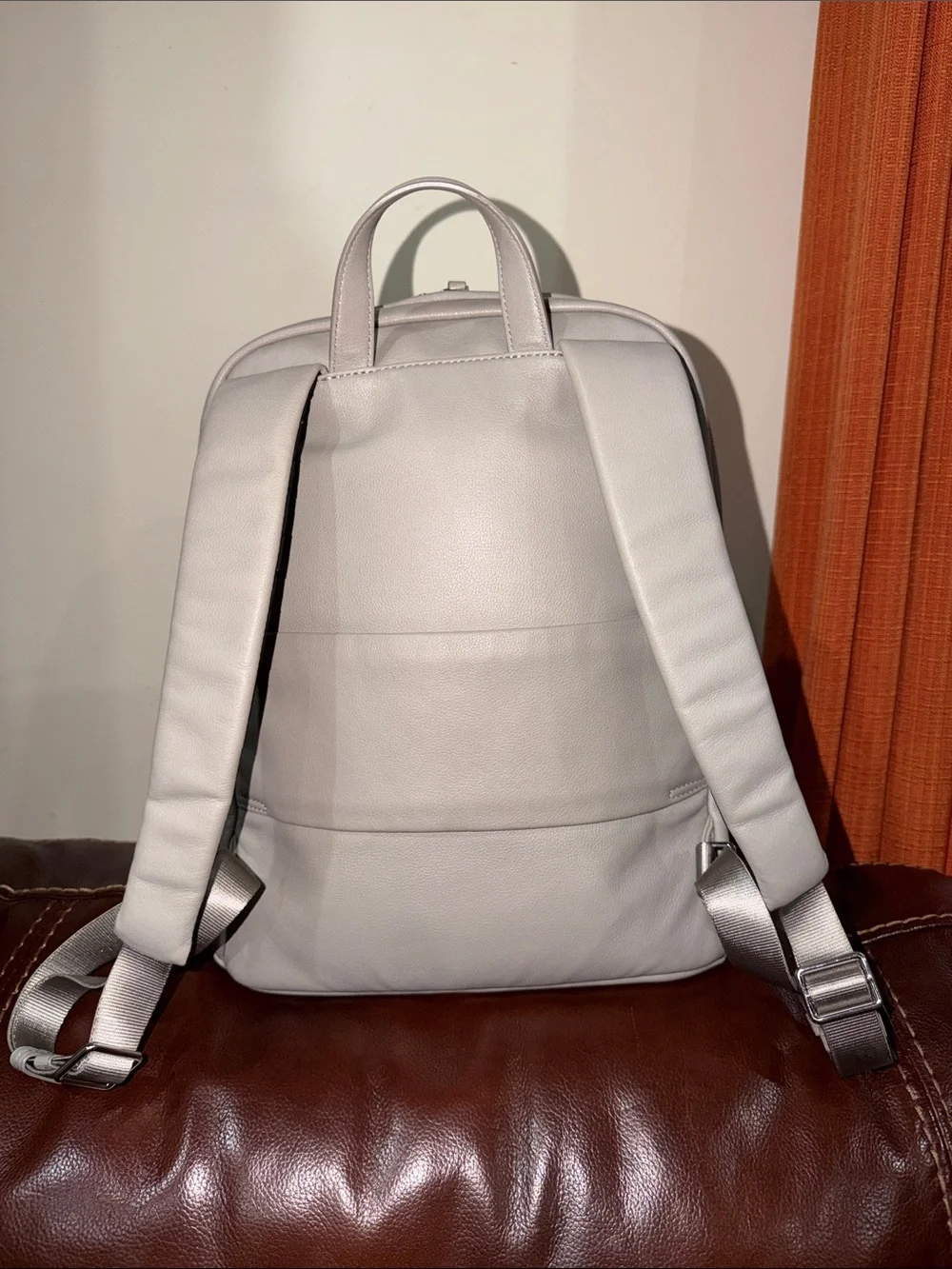 ‼️Tumi Voyageur Halle Leather Backpack